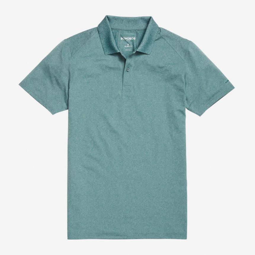Bonobos' M-Flex Flatiron polo ($88), which is available in 8 colors, is made from performance stretch fabric that's flattering and comfortable.