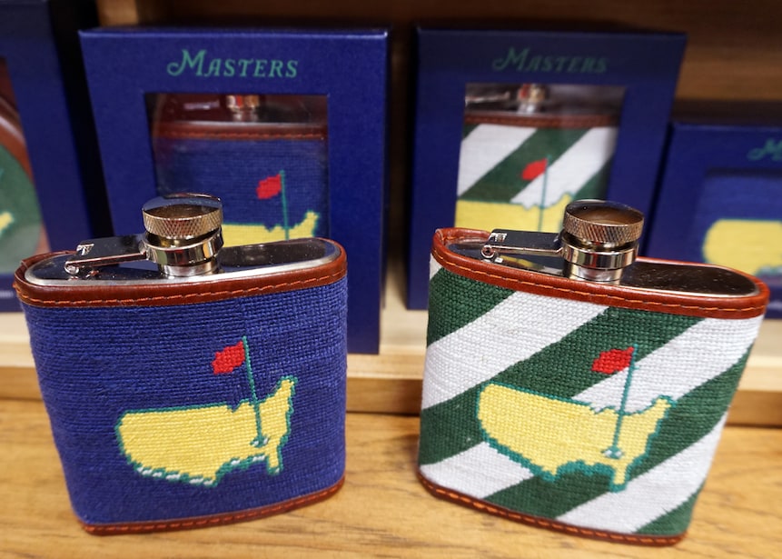 Needlepoint flasksAre these the classiest flasks you've ever seen? Probably. ($70)