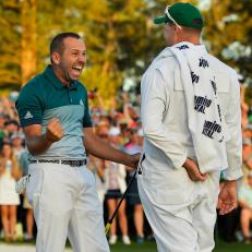 during the final round of the 2017 Masters Tournament held in Augusta, GA at Augusta National Golf Club on Saturday, April 9, 2017.