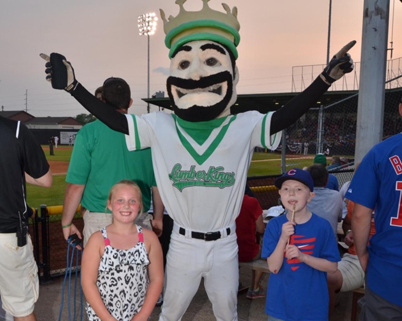 This minor league mascot is s'more than a suit -- he's (camp)fire