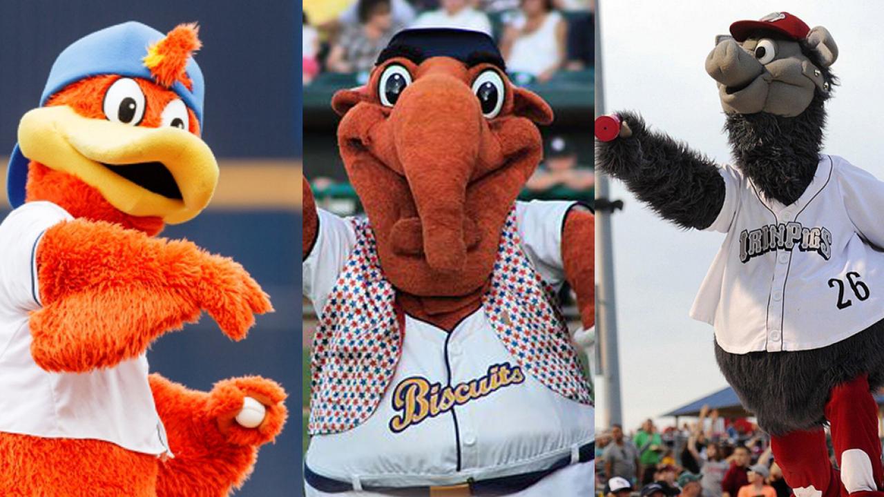 15 most bizarre minor-league baseball mascots in America | This is the Loop  | Golf Digest