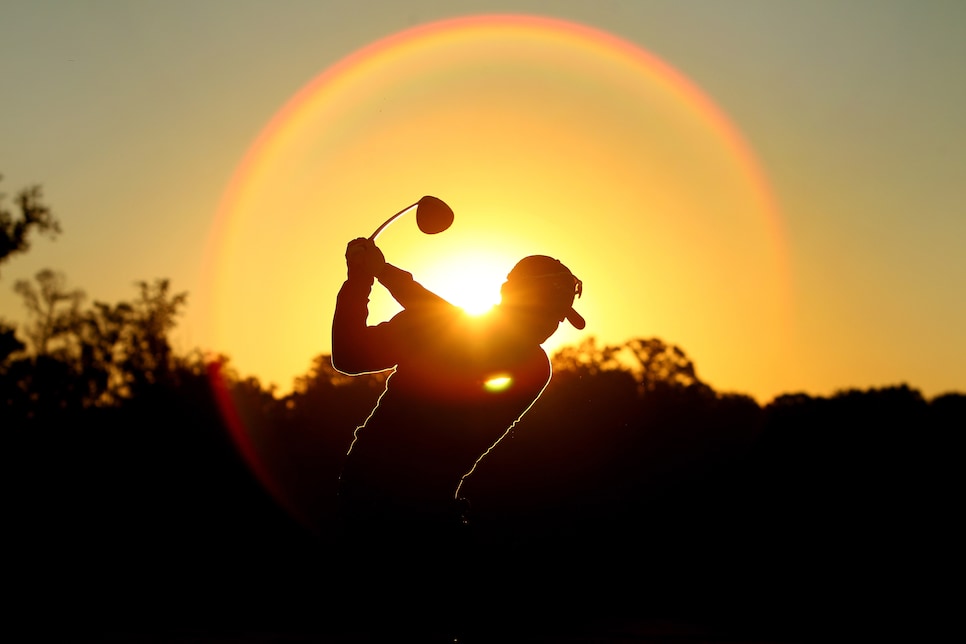 JACKSON, MS - NOVEMBER 07:  of the United States tees during round two of the Sanderson Farms Championship at The Country Club of Jackson on November 7, 2014 in Jackson, Mississippi.  (Photo by Marianna Massey/Getty Images)