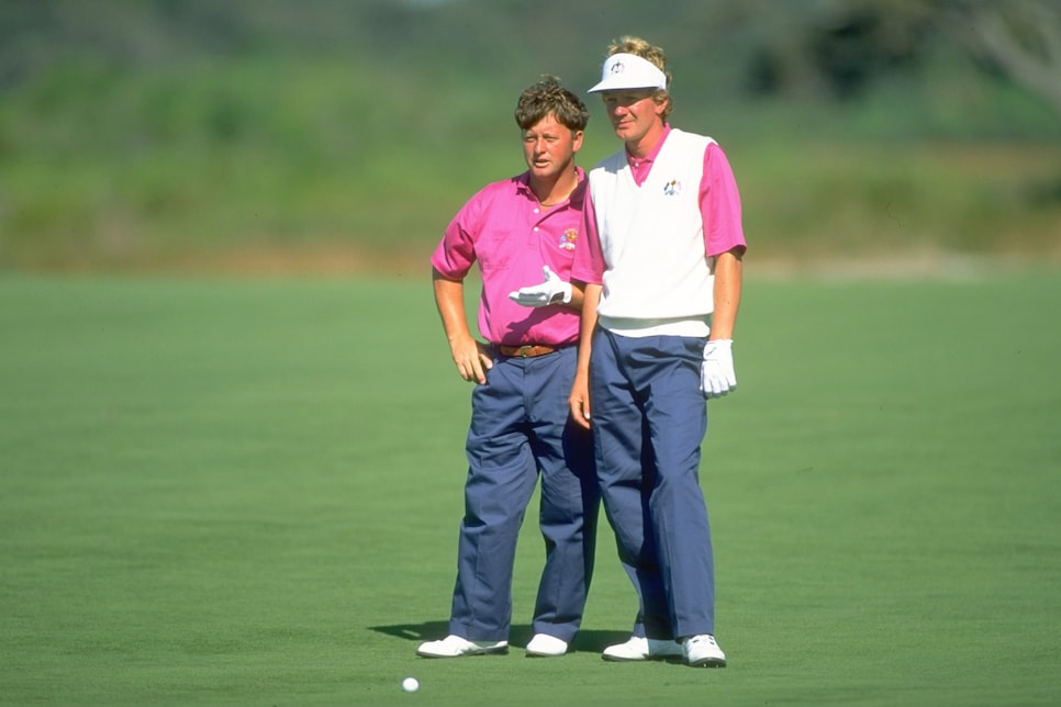 Ian Woosnam and Paul Broadhurst