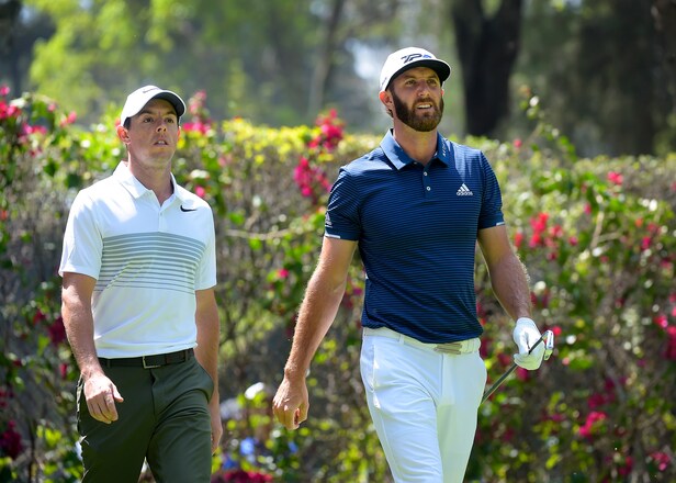 Bombs away: Dustin Johnson, Rory McIlroy and Justin Thomas pairing ...