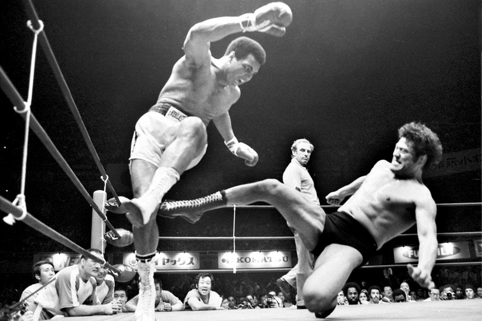 Boxer Muhammad Ali v Antonio Inoki