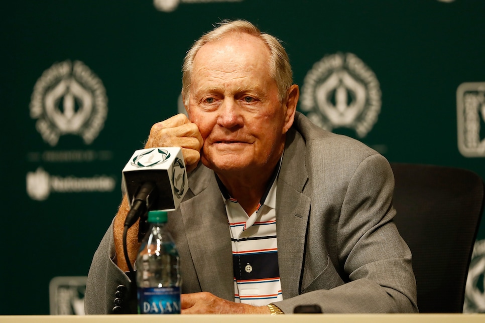 during a practice round prior to The Memorial Tournament Presented By Nationwide at Muirfield Village Golf Club on May 30, 2017 in Dublin, Ohio.