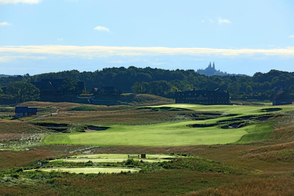 hole at Erin Hills Golf Course the venue for the 2017 US Open Championship on September 1, 2016 in Erin, Wisconsin.