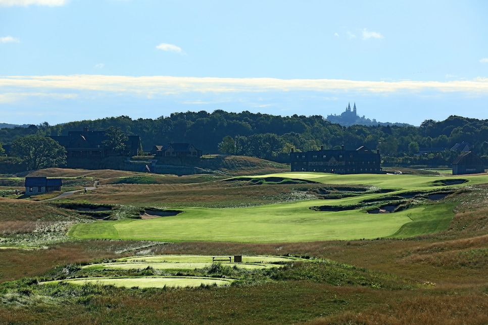 hole at Erin Hills Golf Course the venue for the 2017 US Open Championship on September 1, 2016 in Erin, Wisconsin.