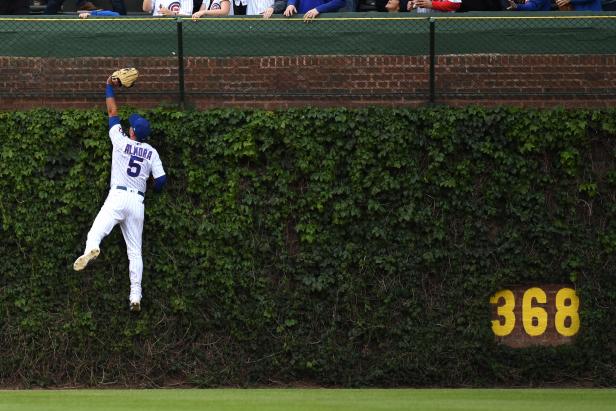 The Wrigley Field ivy ate another baseball on Monday