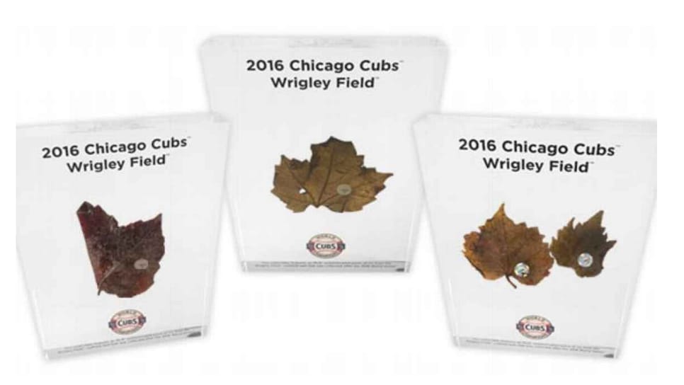 Wrigley Field Brick/Ivy 2d wood magnet - Great Chicago Gifts