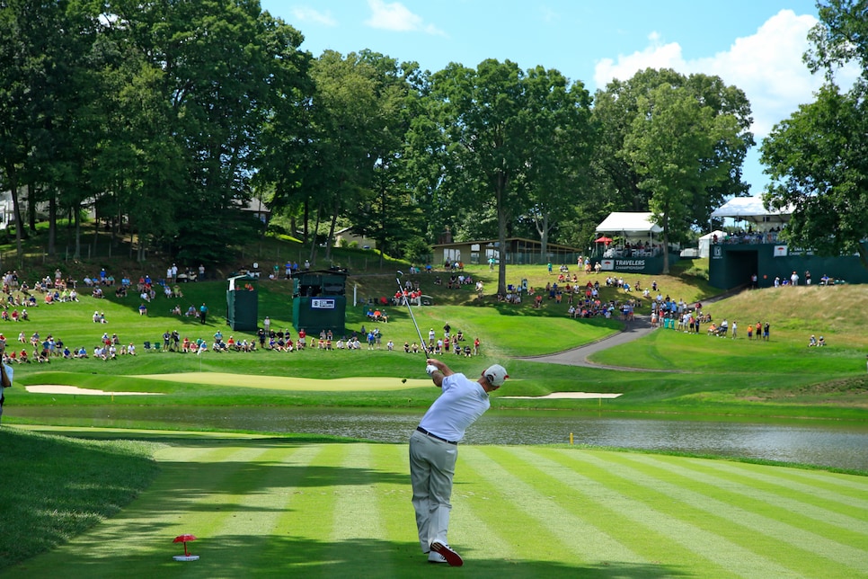 Travelers championship sunday sales tee times