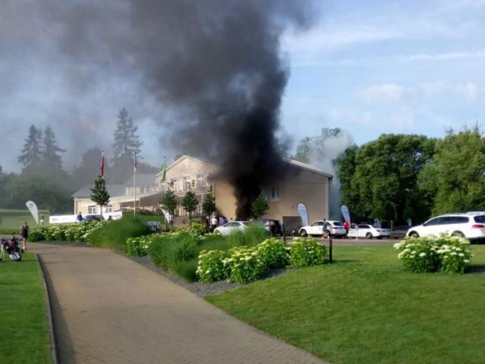 Bizarre Clubhouse Fire Forces Early End Of A European Women's Golf ...