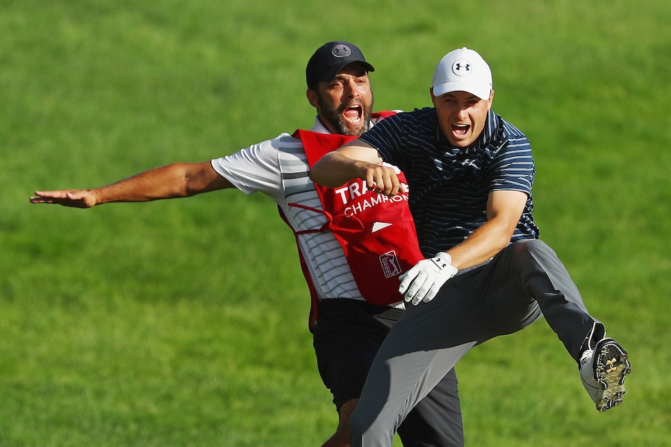 during the final round of the Travelers Championship at TPC River Highlands on June 25, 2017 in Cromwell, Connecticut.