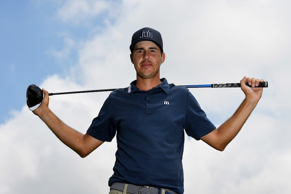 poses for a portrait during the first round of Andalucia Costa del Sol Match Play at La Cala Resort on May 18, 2017 in La Roda de Andalucia, Spain.