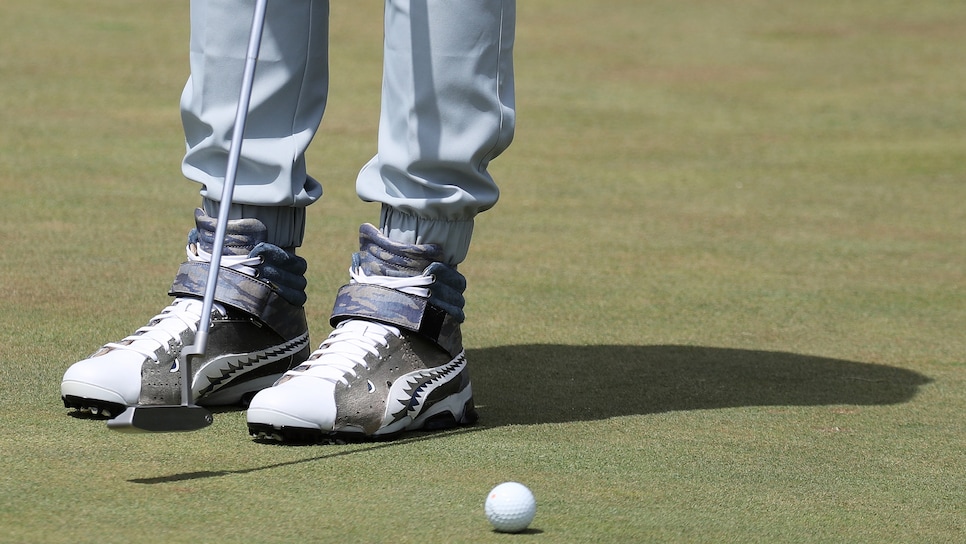 rickie fowler high top golf shoes