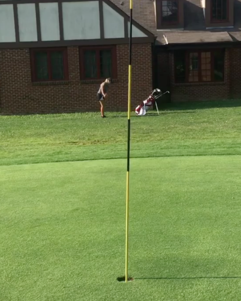 This incredible off-the-wall trick shot would make Miguel Angel Jimenez proud