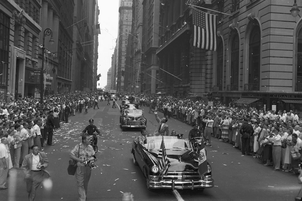 Ben Hogan in Ticker Tape Parade