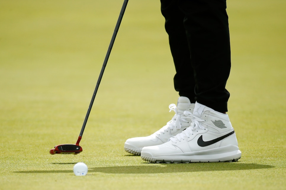 British Open 2017 Jason Day s Air Jordan golf shoes are creating major buzz Golf News and Tour Information Golf Digest