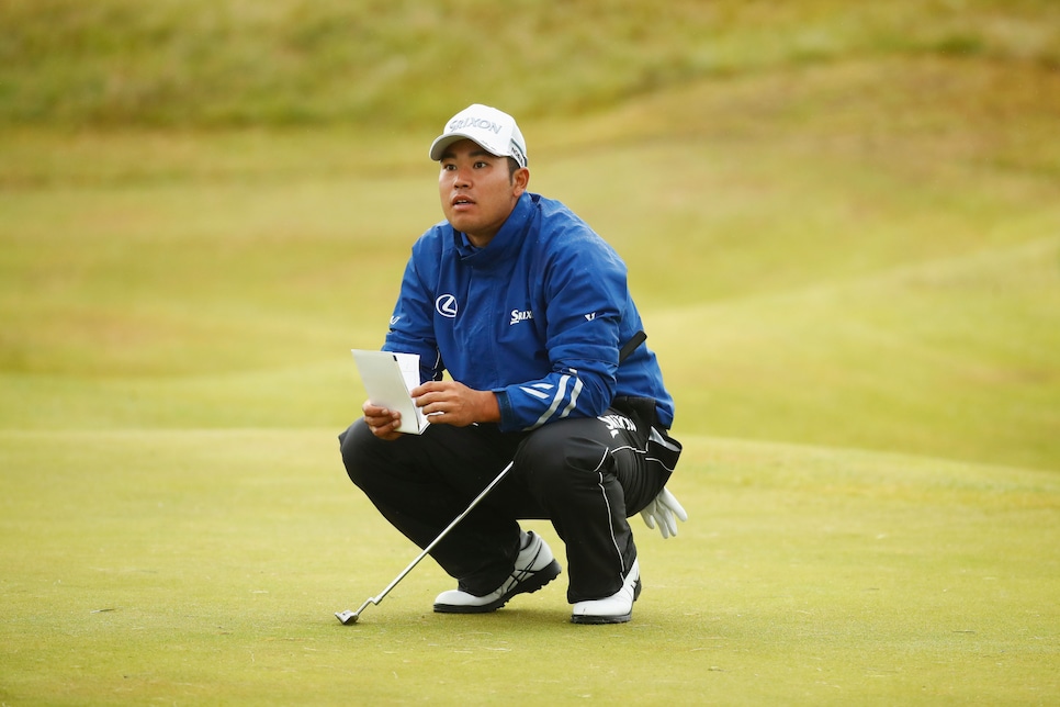 during the second round of the 146th Open Championship at Royal Birkdale on July 21, 2017 in Southport, England.