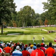 during the final round of the World Golf Championships-Bridgestone Invitational at Firestone Country Club South Course on August 3, 2014 in Akron, Ohio.