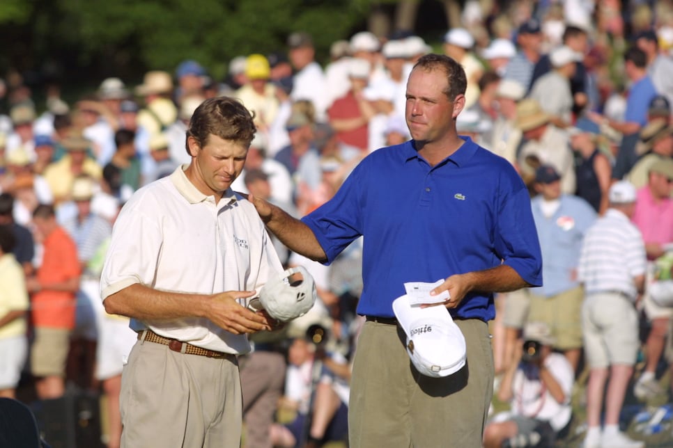 2001 U.S. Open Cink and Goosen