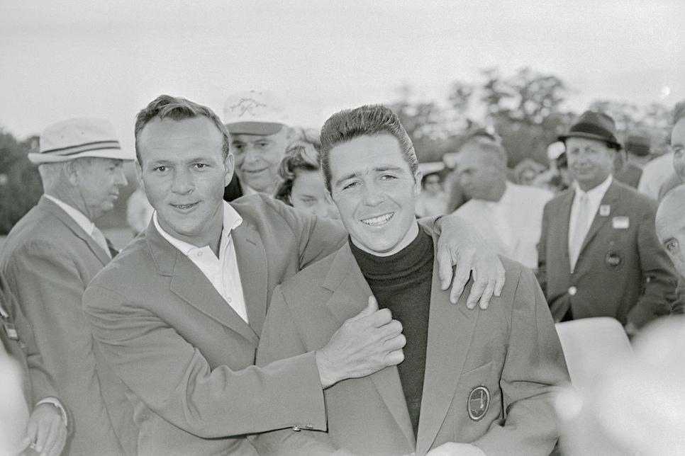 Arnold Palmer and Gary Player 1961 Masters