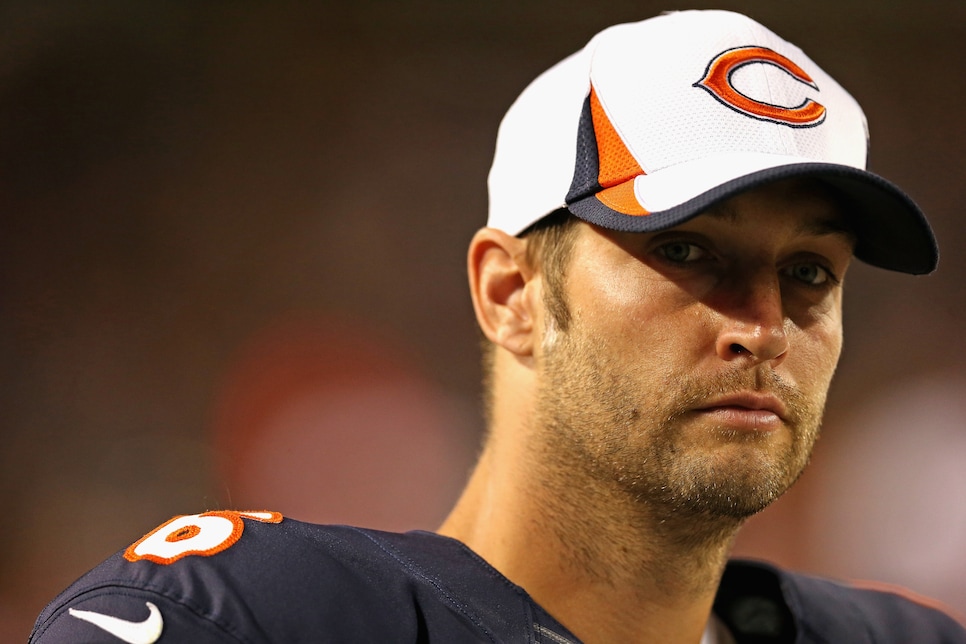 Jay Cutler's Brown Baseball Cap