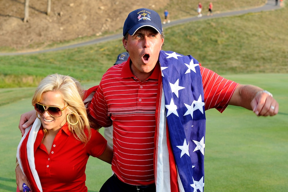 Phil Mickelson and Amy 2008 Ryder Cup