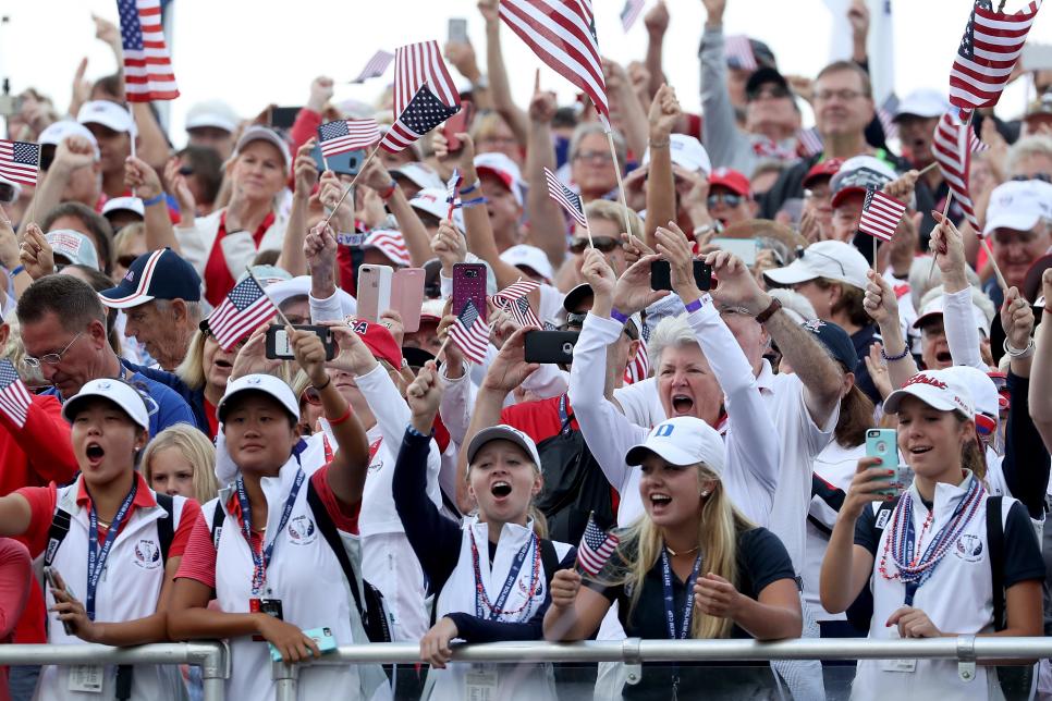 The Solheim Cup crowds