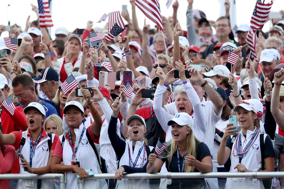 The Solheim Cup crowds