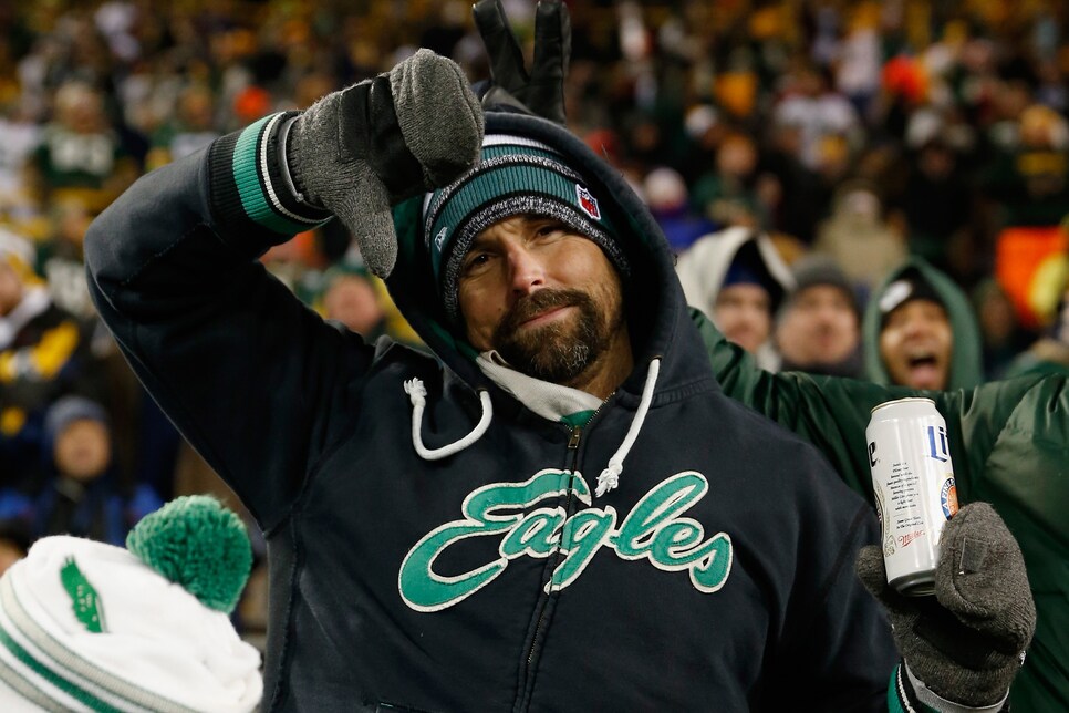 sad eagles fan