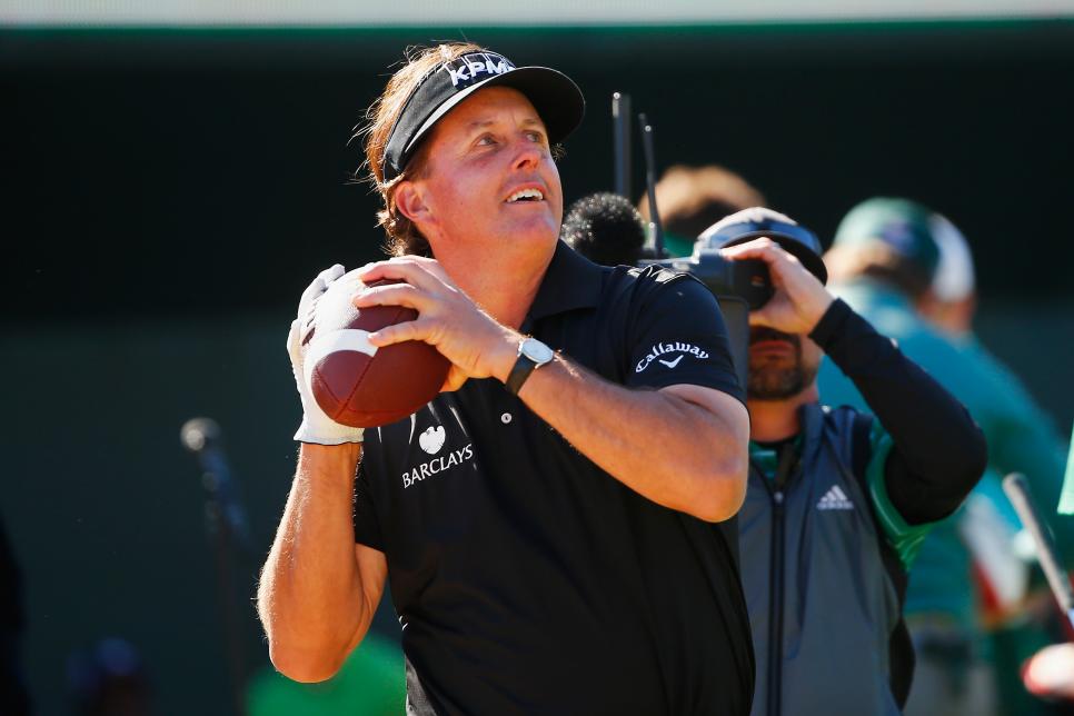 Phil Mickelson Football Waste Management