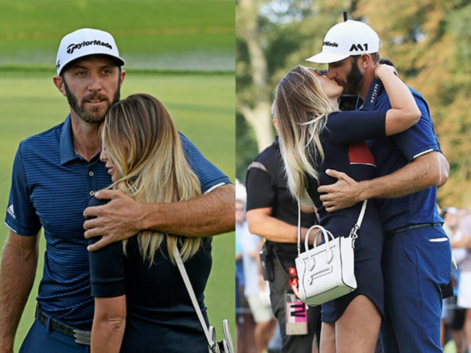 Dustin Johnson's big drive, Tiger Woods' exciting news, and trick shots ...