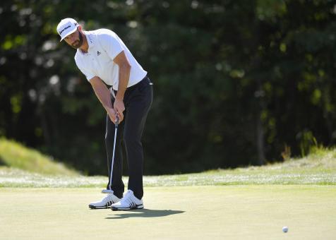 Dustin Johnson shoots 66, leads by one at the Dell Technologies Championship