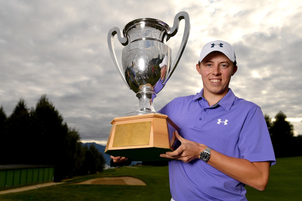 <enter caption here> during Day Five of the Omega European Masters at Crans-sur-Sierre Golf Club on September 10, 2017 in Crans-Montana, Switzerland.