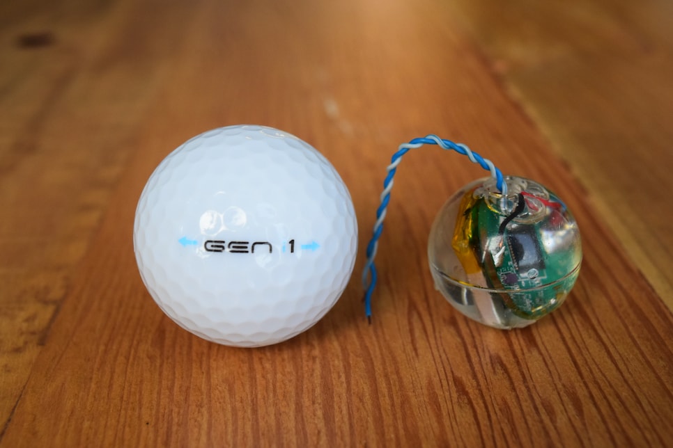 This golf ball with a launch monitor inside might set the