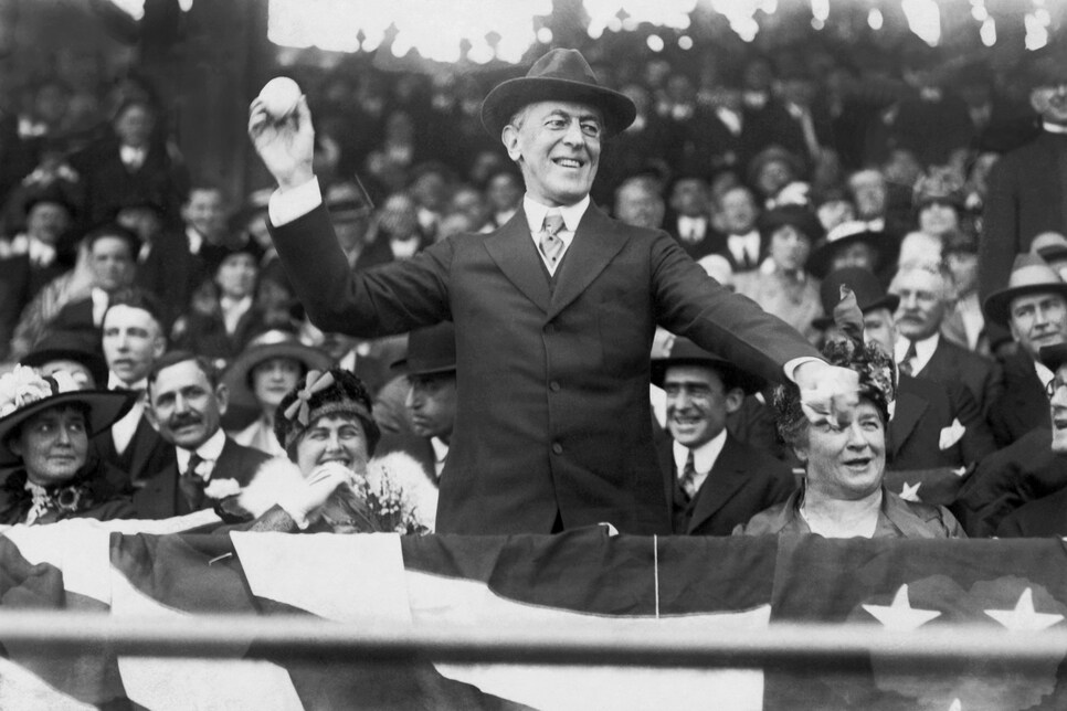 President Wilson Opens The Baseball Season