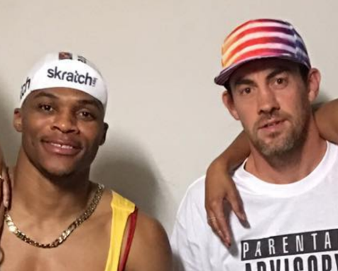 Russell Westbrook and Nick Collison's "White Men Can't Jump" costume is the best Halloween costume ever