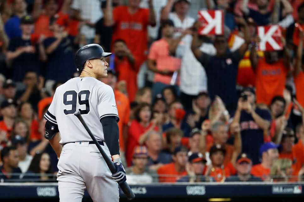 Aaron Judge and Travis Kelce, the jersey swap we didn't know we