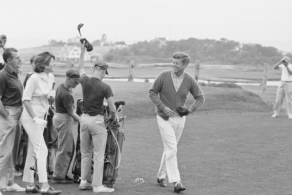 John Kennedy Playing Golf