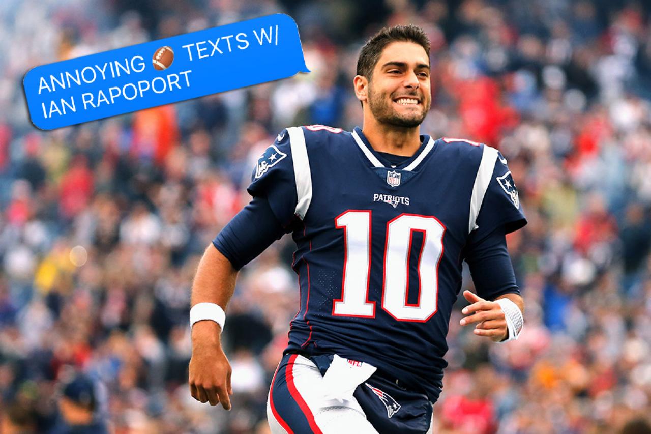 Ian Rapoport discusses where Jimmy Garoppolo could play next season – KNBR