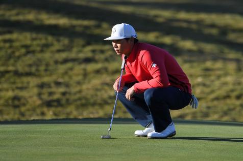 Whee Kim holds one-shot lead in shortened first round of the Shriners Hospitals for Children Open