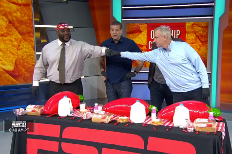Mike & Mike took the One Chip Challenge and Damien Woody didn’t even blink