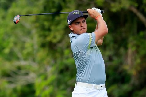 Rickie Fowler trails Patrick Rodgers by one in rain-shortened second round of OHL Classic at Mayakoba