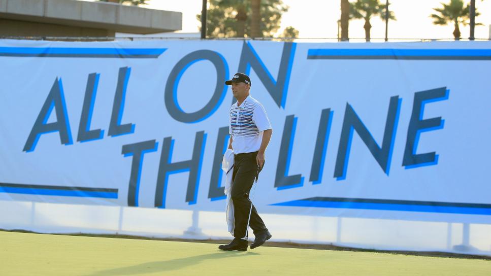 during the final round of the Charles Schwab Cup Championship held at Phoenix Country Club on November 12, 2017 in Phoenix, Arizona.