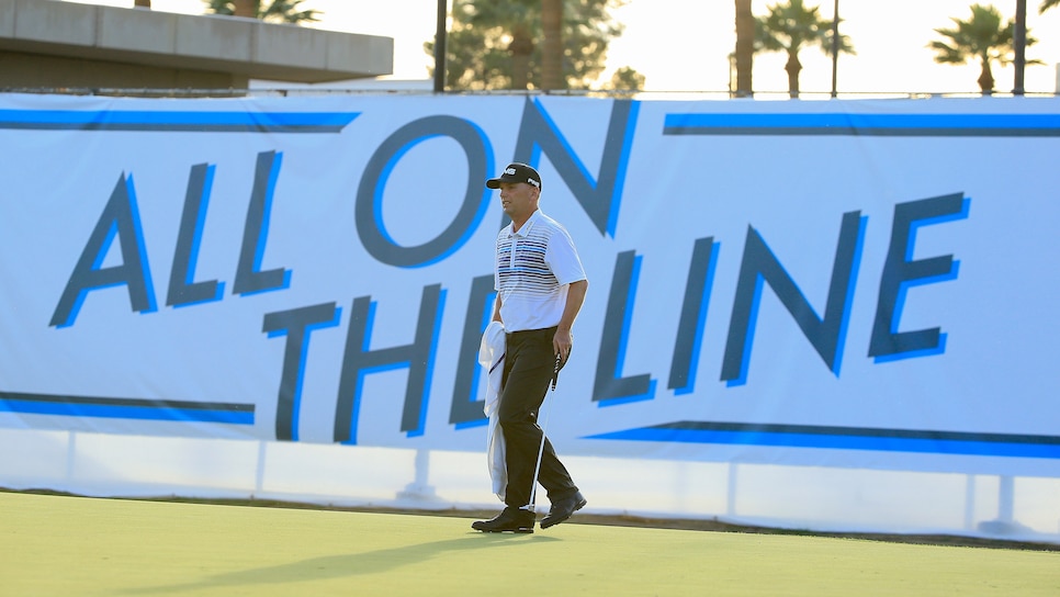 during the final round of the Charles Schwab Cup Championship held at Phoenix Country Club on November 12, 2017 in Phoenix, Arizona.