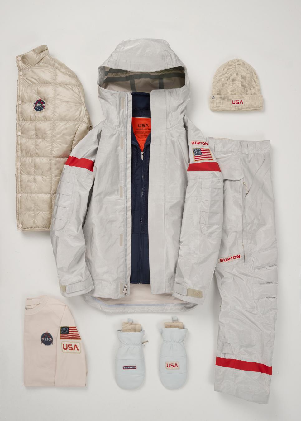 Burton’s NASA-inspired Winter Olympics snowboard uniforms are out of