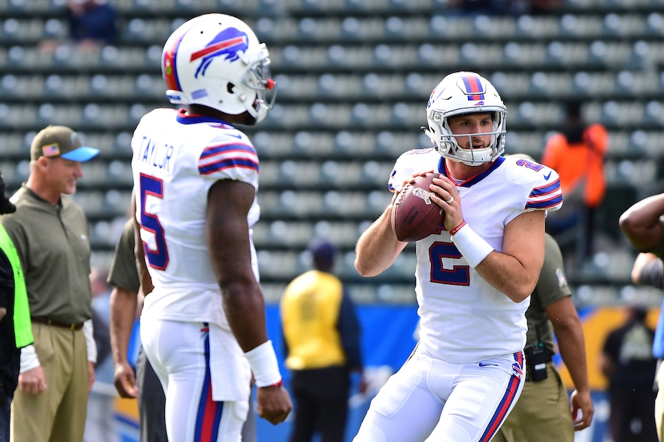 Nathan Peterman, Tyrod Taylor Buffalo Bills v Los Angeles Chargers