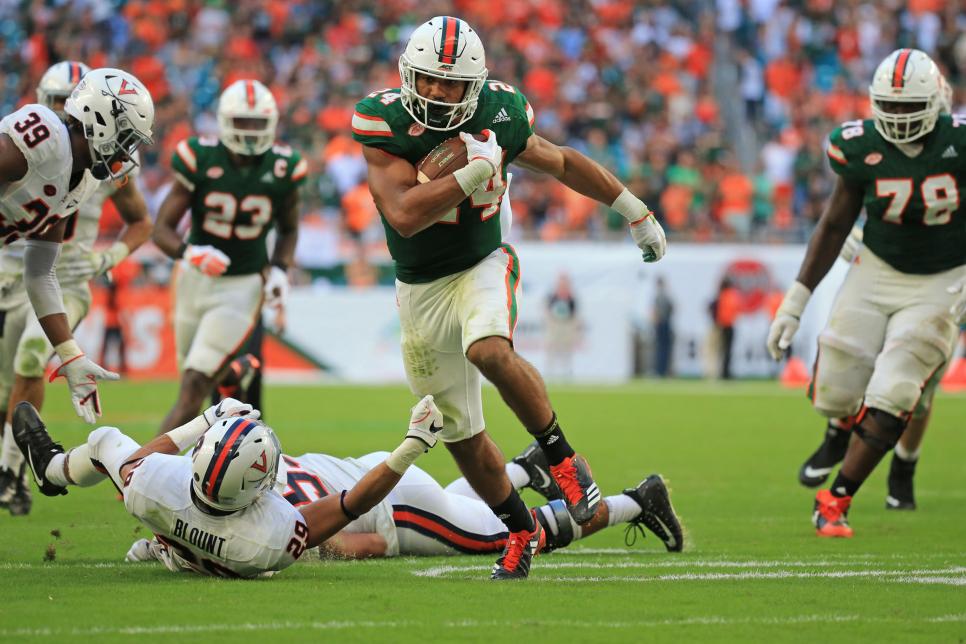 After tough start, Miami rallies for 44-28 win over Virginia
