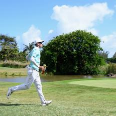 <enter caption here> during day four of the AfrAsia Bank Mauritius Open at Heritage Golf Club on December 3, 2017 in Bel Ombre, Mauritius.